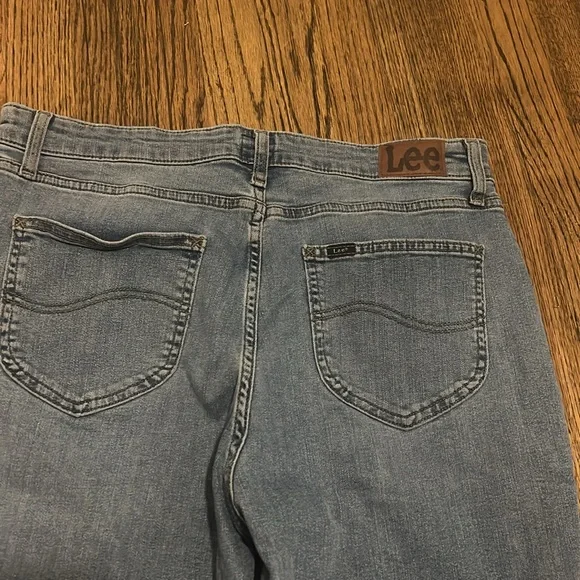 Lee Women's Light Blue Flare Jeans - Picture 3 of 5